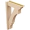 Ekena Millwork 5 1/2-in W x 18-in D x 30-in H Balboa Trad Rough Cedar Woodgrain TimberThane Outlooker, Primed Tan OUTUR055X18X30BOA04RCPR - alternate 4